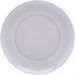 Conjunto de 12 Pratos de Melamina Brancos 25,5cm para Servir Petiscos Restaurantes Lyor
