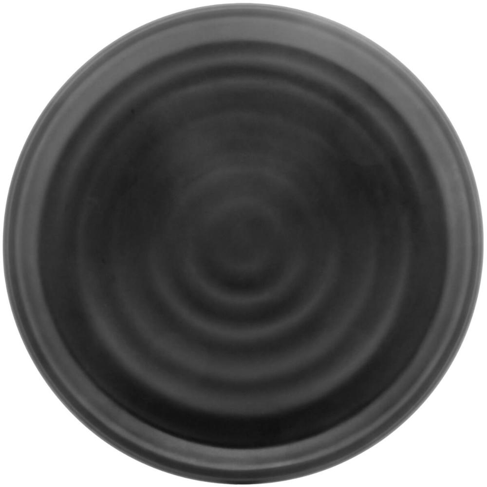 Conjunto de 25 Pratos para Sushi Sashimi em Melamina Preto Fosco 25,5cm para Restaurantes