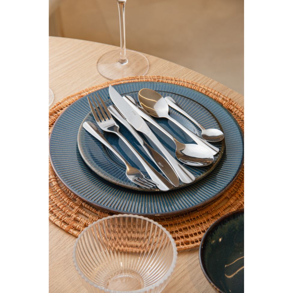 Conjunto de Talheres com 24 Peças Positano Prata