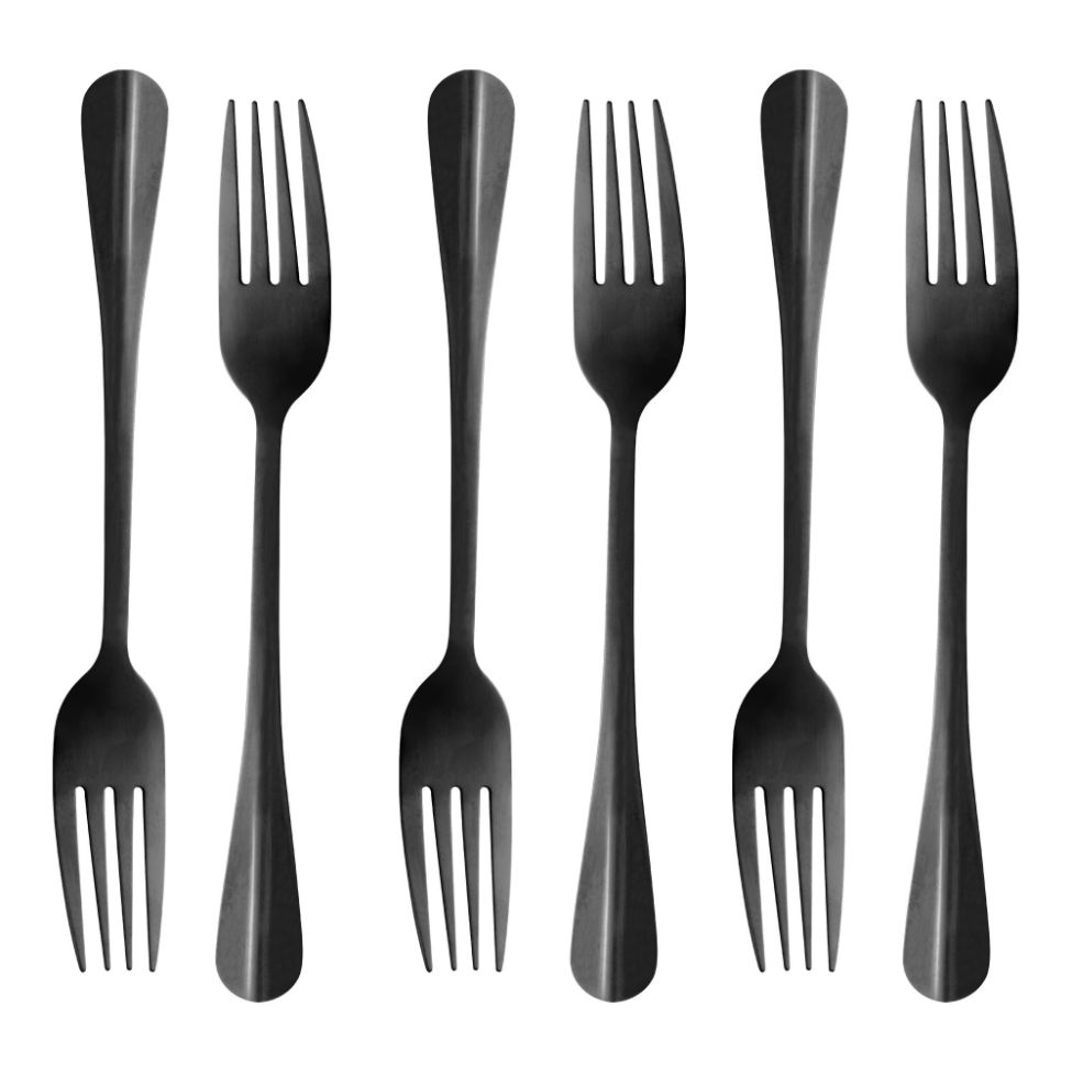 Conjunto de Talheres com 24 Peças Positano Preto