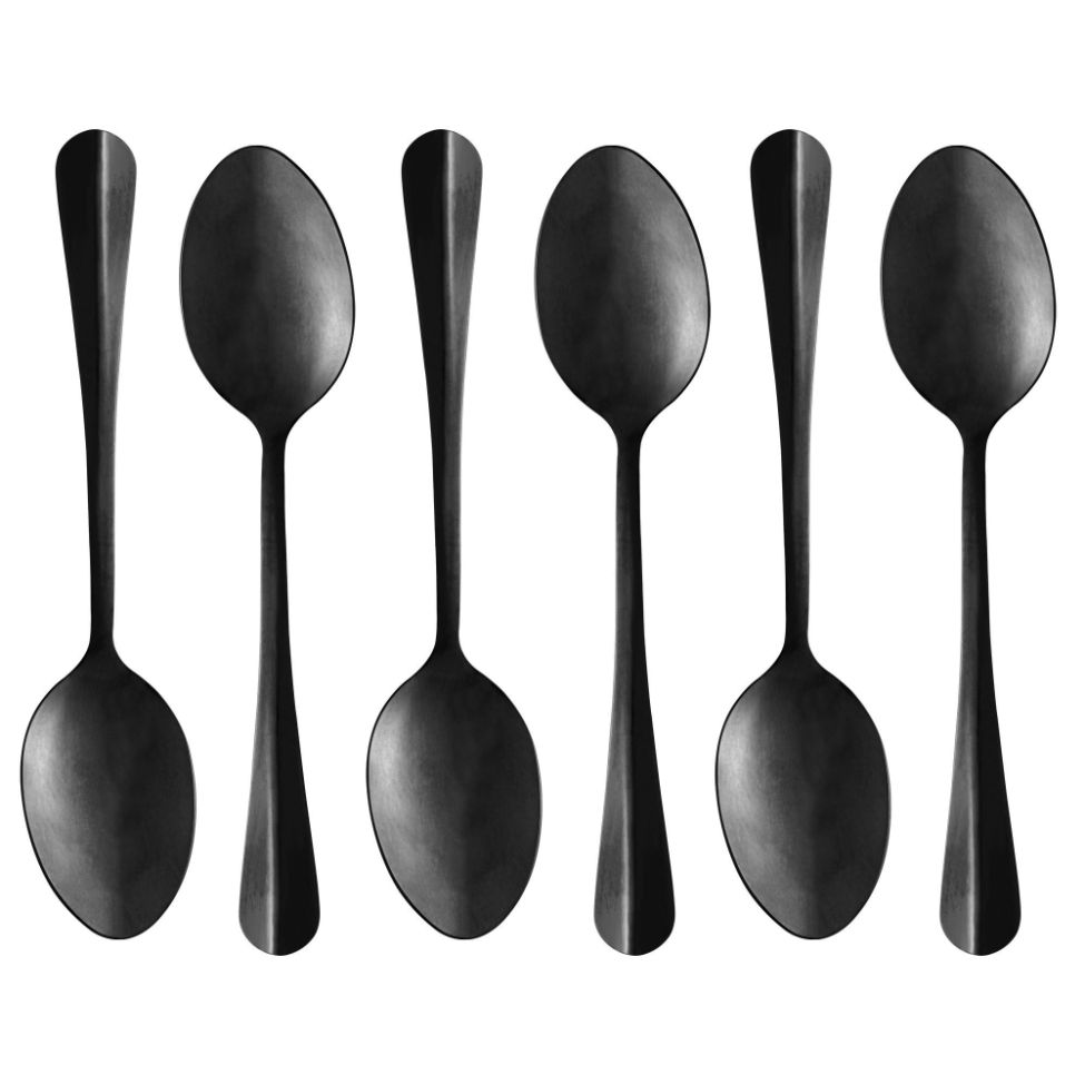 Conjunto de Talheres com 24 Peças Positano Preto