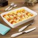Conjunto de Travessas de Porcelana Lyor Linea 1L Brancas 4 Pratos Refratários Retangulares