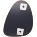 Espelho Orgânico Decorativo Moldura Metal Dourada Lyor 25,5x