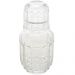 Garrafa Lyor 500ml para Água Moringa de Vidro Faces com Copo