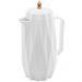 Garrafa Térmica Diamond Lyor 1L Plástica Branca Bule Café Ch
