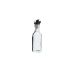Garrafa de Vidro para Azeite Volt Incolor e Preta 200 ml