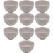 Jogo 10 Cumbucas de Cerâmica 680ml para Restaurantes Sopas Caldos Sobremesas Cronus Lyor