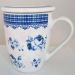 Jogo 10 Xícaras de Chá Porcelana 310ml com Tampa Infusor Lyor Canecas Grécia Super White