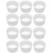 Jogo 12 Ramequins 50ml Canelado Porcelana Classic Branco Lyor Servir Petiscos