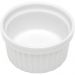 Jogo 12 Ramequins 50ml Canelado Porcelana Classic Branco Lyor Servir Petiscos