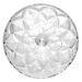 Jogo 12 Taças Diamond Lyor Sobremesa 250ml Vidro Transparente Tigela Pote Doces