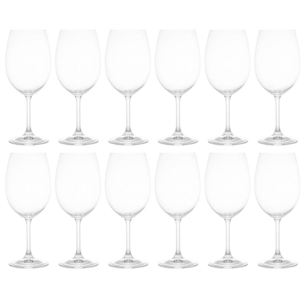 Jogo 12 Taças de Vinho Vidro 470ml Lyor Luminarc Vinery Branco Tinto Rosé