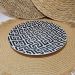 Jogo 24 Pratos Sobremesa Rasos Egypt Porcelana 19,5cm Lyor Decorado Mesa Posta