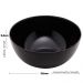 Jogo 5 Bowl De Vidro 1,8l Tigela Cumbuca Lyor Saladeira Diwali Black Opalino 21cm