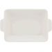 Jogo 5 Refratários Porcelana Alça 34x21x5cm Lyor Travessa para Servir Lasanha Basic Branco