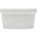 Jogo 50 Ramekin Canelado Porcelana 40ml Classic Branco Lyor Molheira Servir Caldas