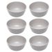 Jogo 6 Bowl Tigela Melamina 500ml Tóquio Granilite 13x7cm Lyor Cumbuca Servir Sobremesas