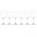 Jogo 6 Taças de Vidro Lyor Vinho Branco Rose 470ml Servir Me