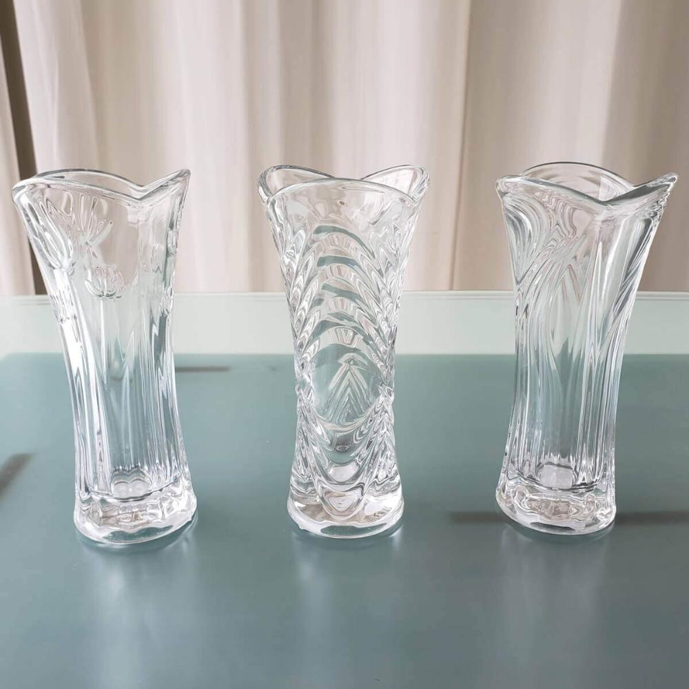 Kit 10 Jarros de Flor Vasos de Vidro Pequenos 7,5x17cm Sorti
