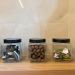 Kit 10 Potes de Vidro 1,2L Gastro Lyor Tampa Metal Preta Qua