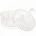 Kit 10 Potiches de Cristal com Tampa Carrosel Lyor 6,5x9cm Bomboniere Decorativo Lembrancinha