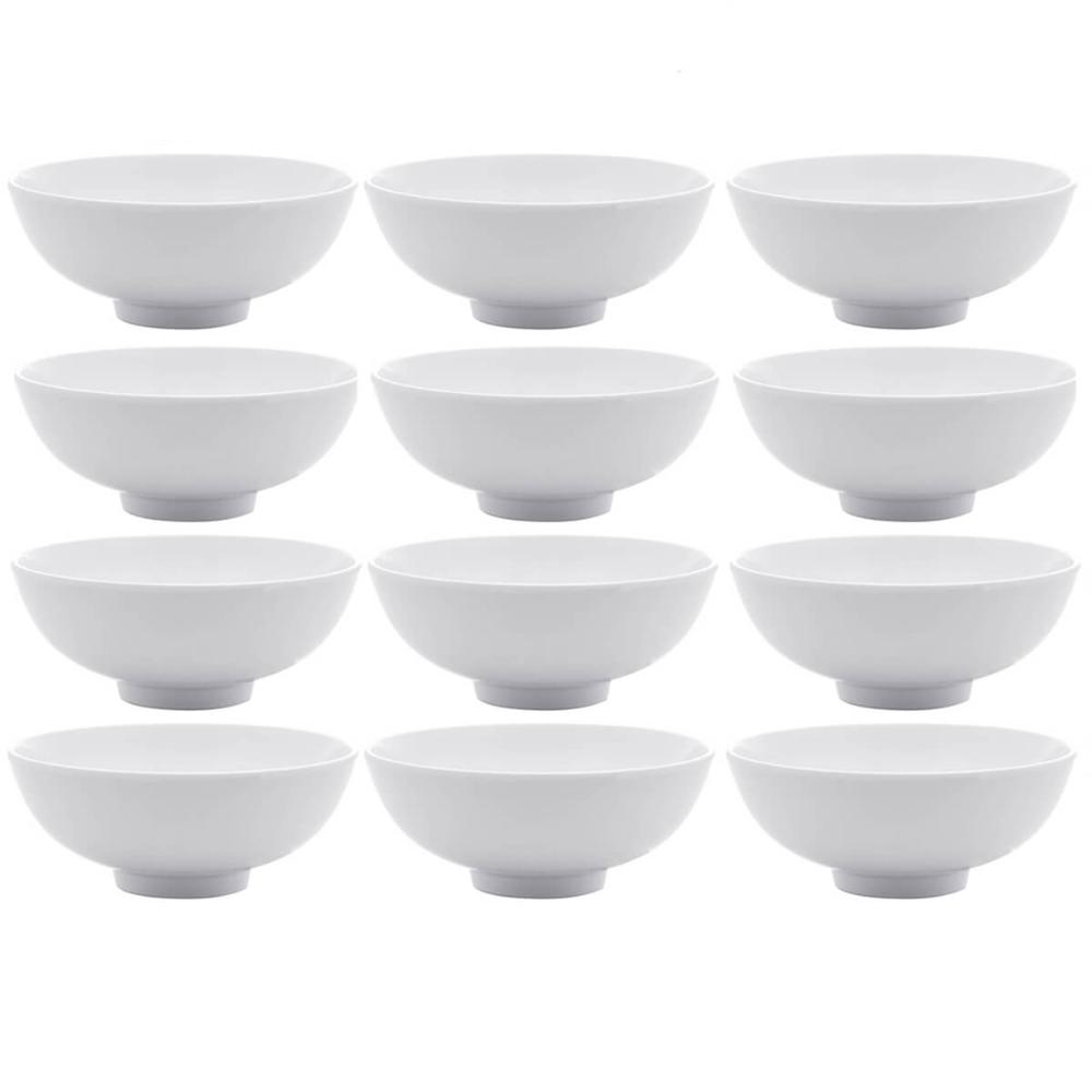 Kit 12 Bowls de Melamina 12,5x5cm Cumbuca Pequena Potinho pa