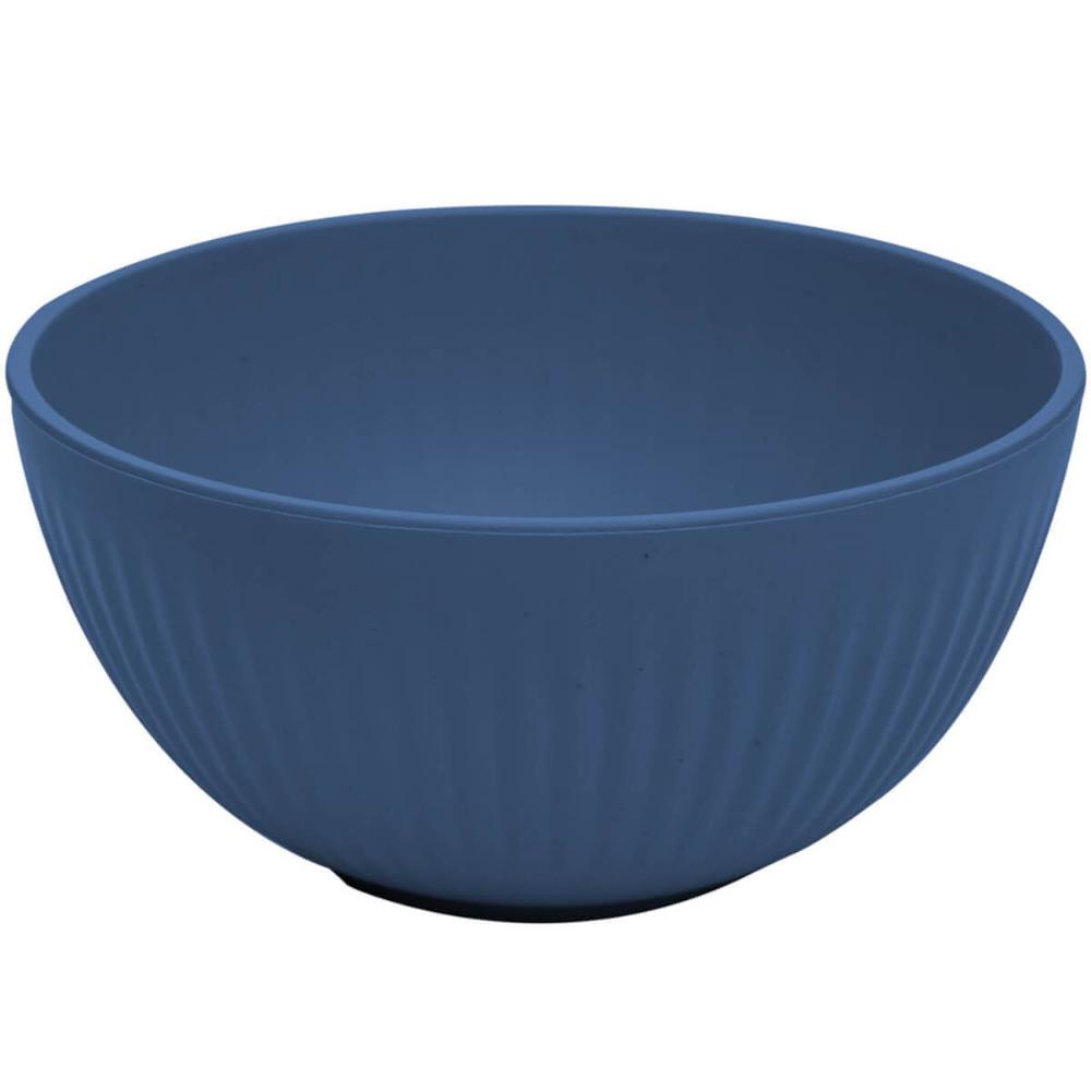 Kit 12 Cumbucas Bowls de Bambu Plástico 12x6cm Stripes Lyor Sobremesa Cereais Frutas Sortido