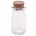 Kit 15 Mini Potes Tampa Rolha 100ml Vidro Lyor Lembrancinhas Porta Mantimentos Decorativo