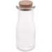 Kit 15 Porta Temperos de Vidro 200ml com Tampa de Rolha Lyor para Decorar e Guardar Especiarias