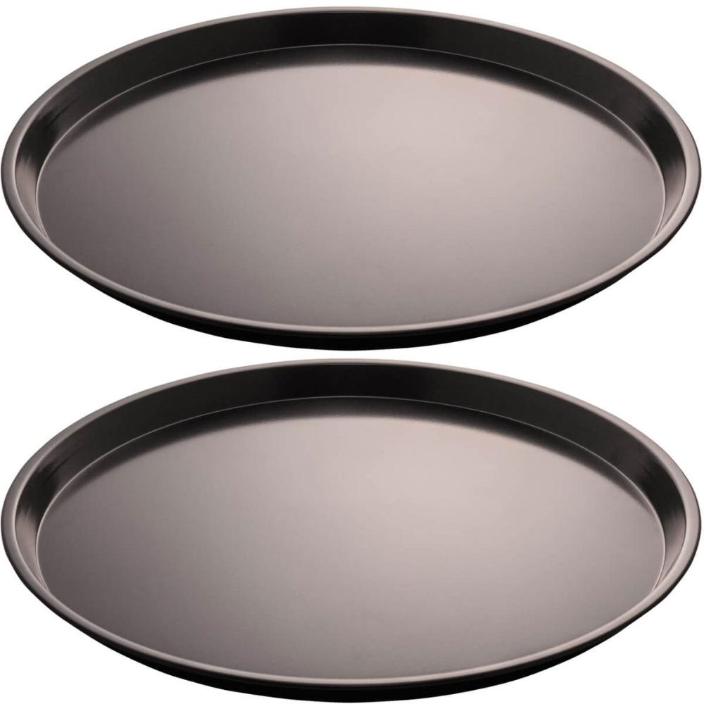 Kit 2 Formas de Pizza Redonda 36cm Assadeira Antiaderente Pr