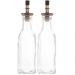 Kit 2 Garrafas para Azeite ou Vinagre de Vidro 200ml com Dos