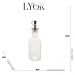 Kit 2 Garrafas para Azeite ou Vinagre de Vidro 200ml com Dos