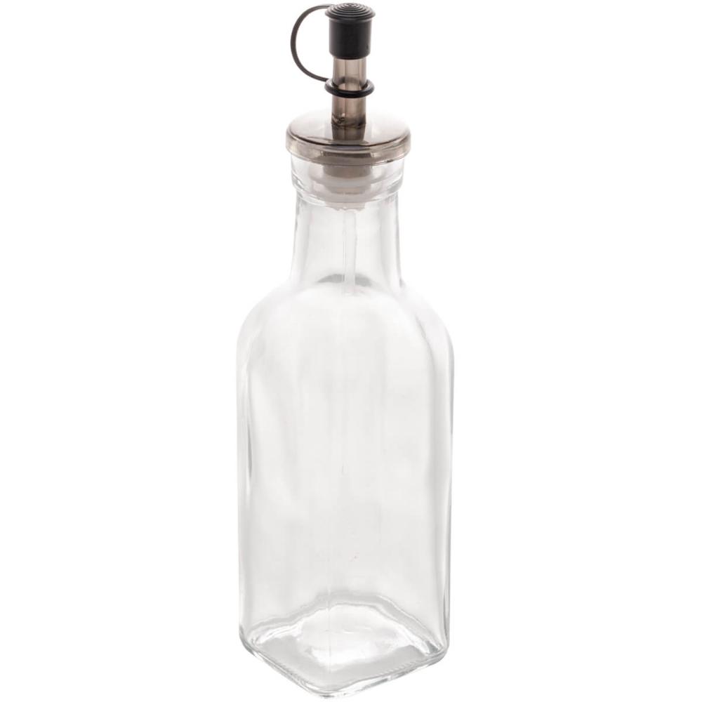 Kit 2 Garrafas para Azeite ou Vinagre de Vidro 200ml com Dos