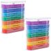 Kit 2 Suportes para Remédios Semanal Organizadores Medicamentos Plástico 13x11,5x4,5cm