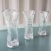 Kit 2 Vasos de Vidro Sortido Lyor 7,5x17cm Jarro de Flor Tul