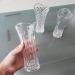 Kit 2 Vasos de Vidro Sortido Lyor 7,5x17cm Jarro de Flor Tul