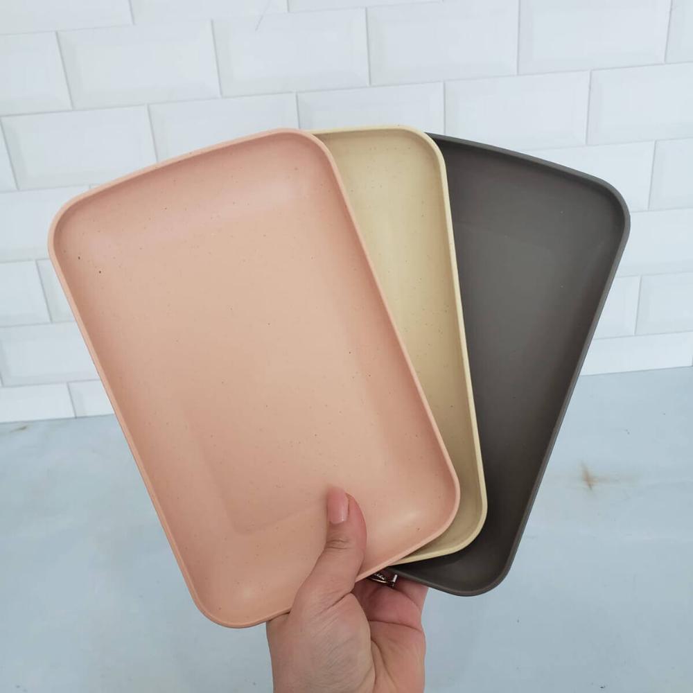 Kit 20 Travessas Bandeja Retangular 21x14cm Sortida Sobremes
