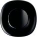 Kit 24 Pratos Rasos Vidro Opalino 27cm Lyor Quadrado Carine Black Mesa Posta