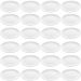 Kit 24 Pratos de Melamina Brancos para Restaurantes Hotéis Bares 25,5cm para Servir Lyor