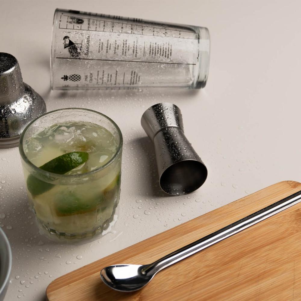 Kit 25 Colheres Bailarinas em Aço Inox 30cm para Bares Restaurantes Casas de Festas Drinks