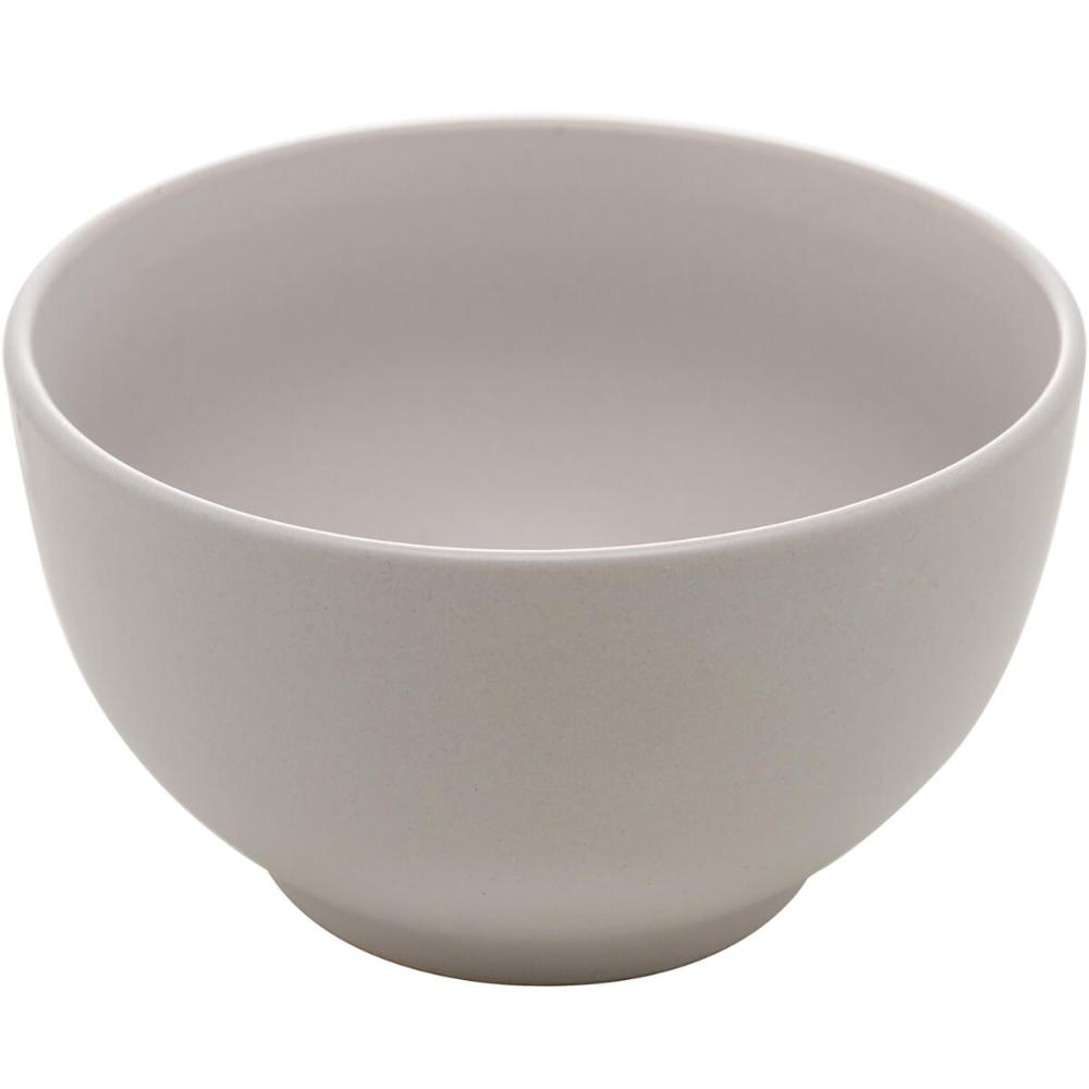 Kit 25 Cumbucas de Cerâmica Bege Cronus Lyor 680ml Restaurantes Servir Caldos Saladas Sopas