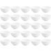 Kit 25 Cumbucas de Porcelana Brancas 200ml para Restaurantes Bares Hotéis Clean Lyor