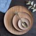 Kit 25 Pratos para Restaurantes Eventos Bambu 18cm Petiscos Verona Lyor