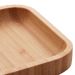 Kit 3 Bandejas de Bambu Retangular para Cozinha 20x10cm Petisqueiras Multiuso Hire Lyor