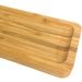 Kit 3 Bandejas de Bambu Retangular para Cozinha 20x10cm Petisqueiras Multiuso Hire Lyor