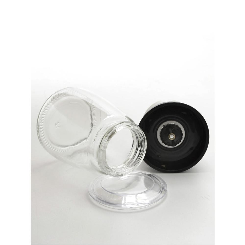 Kit 4 Moedor de Sal e Pimenta 170ml Lyor Vidro Moinho de Cer