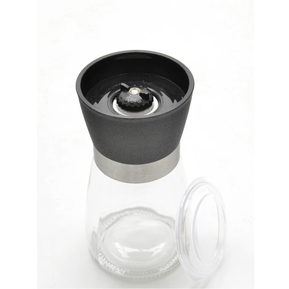 Kit 4 Moedor de Sal e Pimenta 170ml Lyor Vidro Moinho de Cer