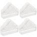 Kit 4 Porta Guardanapos Cristal Dublin 12,5cm Lyor Suporte para Papel de Mesa