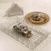 Kit 4 Porta Guardanapos Cristal Dublin 12,5cm Lyor Suporte para Papel de Mesa
