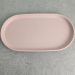 Kit 4 Travessas Oval Bambu Plástico 30x17cm Prato Bandeja Servir Petisco Lines Lyor